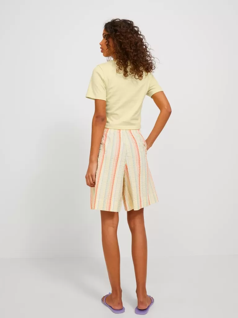 JACK & JONES Topy^JXBELLE T-shirt Żółty
