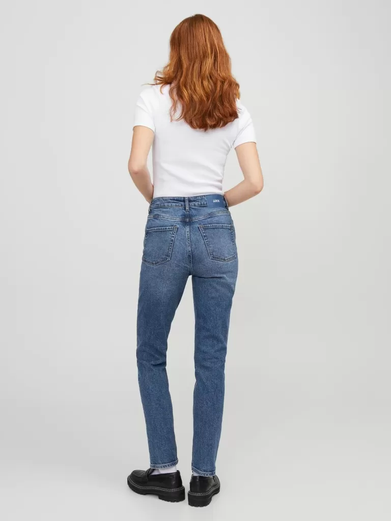 JACK & JONES Jeansy | Denim^JXBERLIN SLIM HW JEANS C2044 DNM NOOS Niebieski