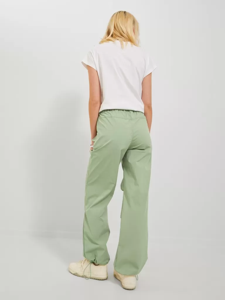 JACK & JONES Spodnie^JXBLAKE Spodnie bojówki Zielony