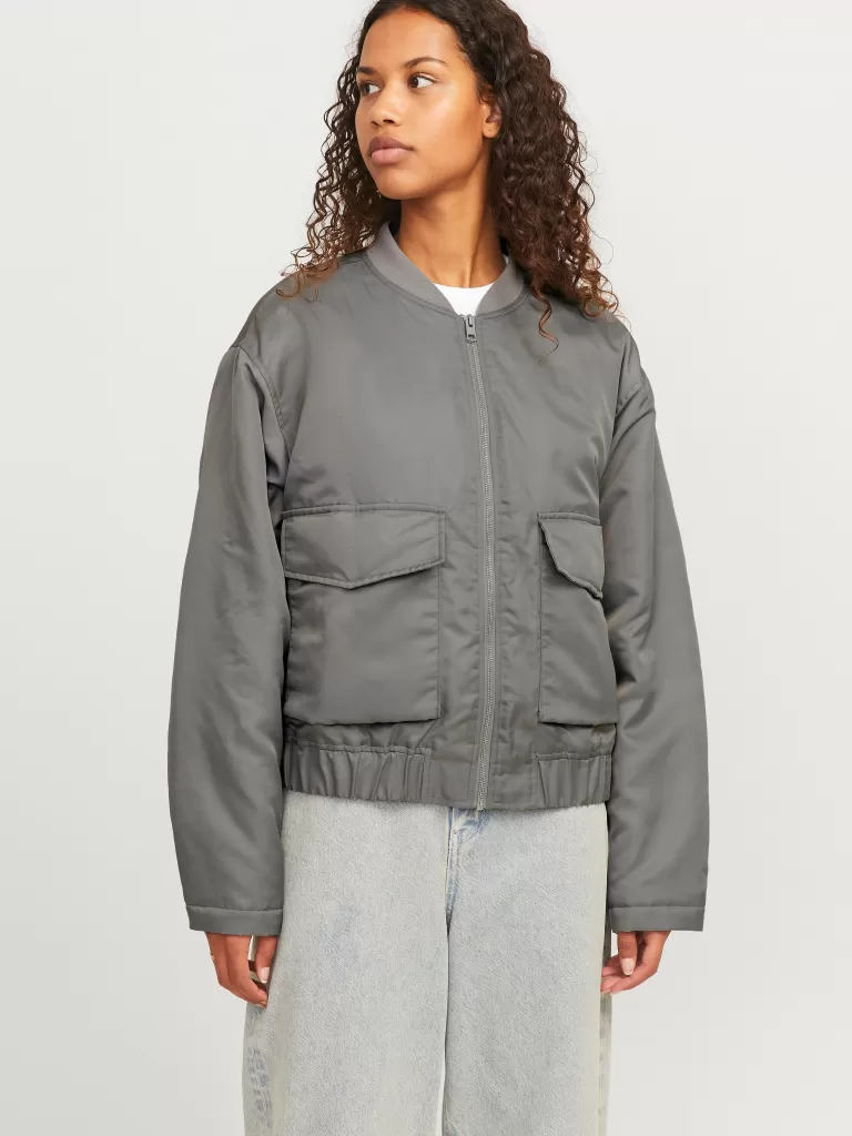JACK & JONES Kurtki I Płaszcze^JXCAREN Kurtka bomberka Szary