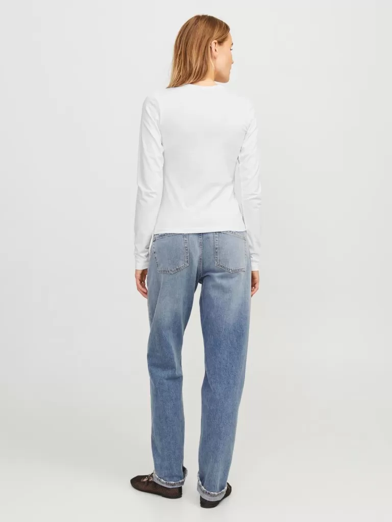 JACK & JONES Topy^JXCELINE T-shirt Biały
