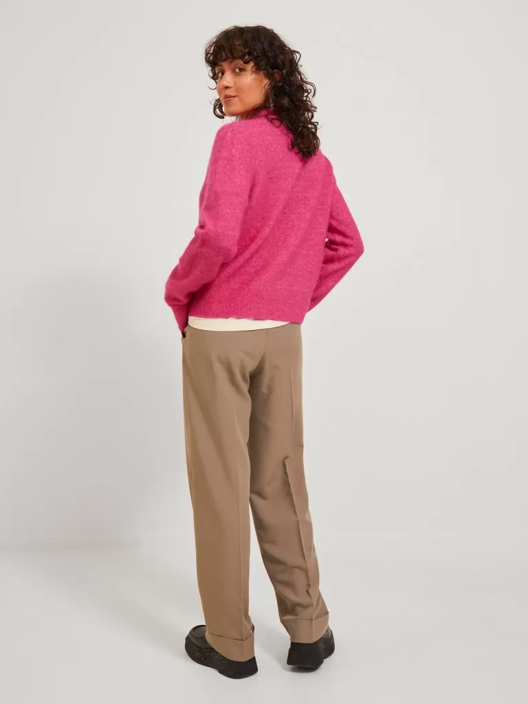 JACK & JONES Swetry^JXCHICK Sweter wkładany przez głowę Róży