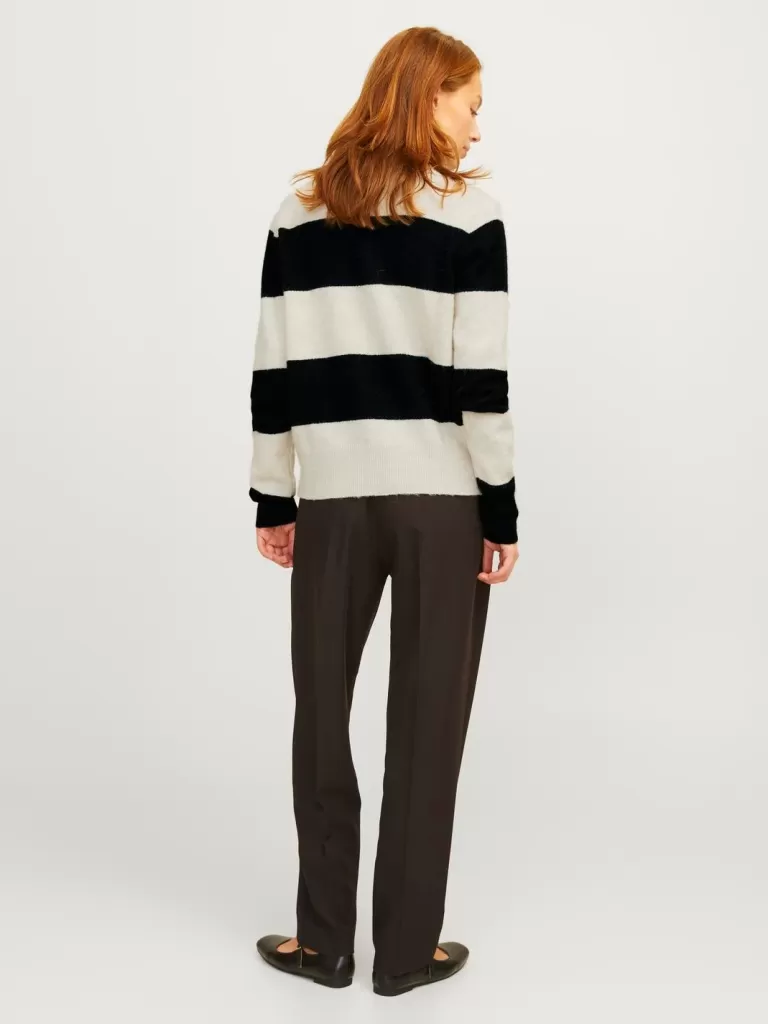 JACK & JONES Swetry^JXCHICK Sweter wkładany przez głowę Biały