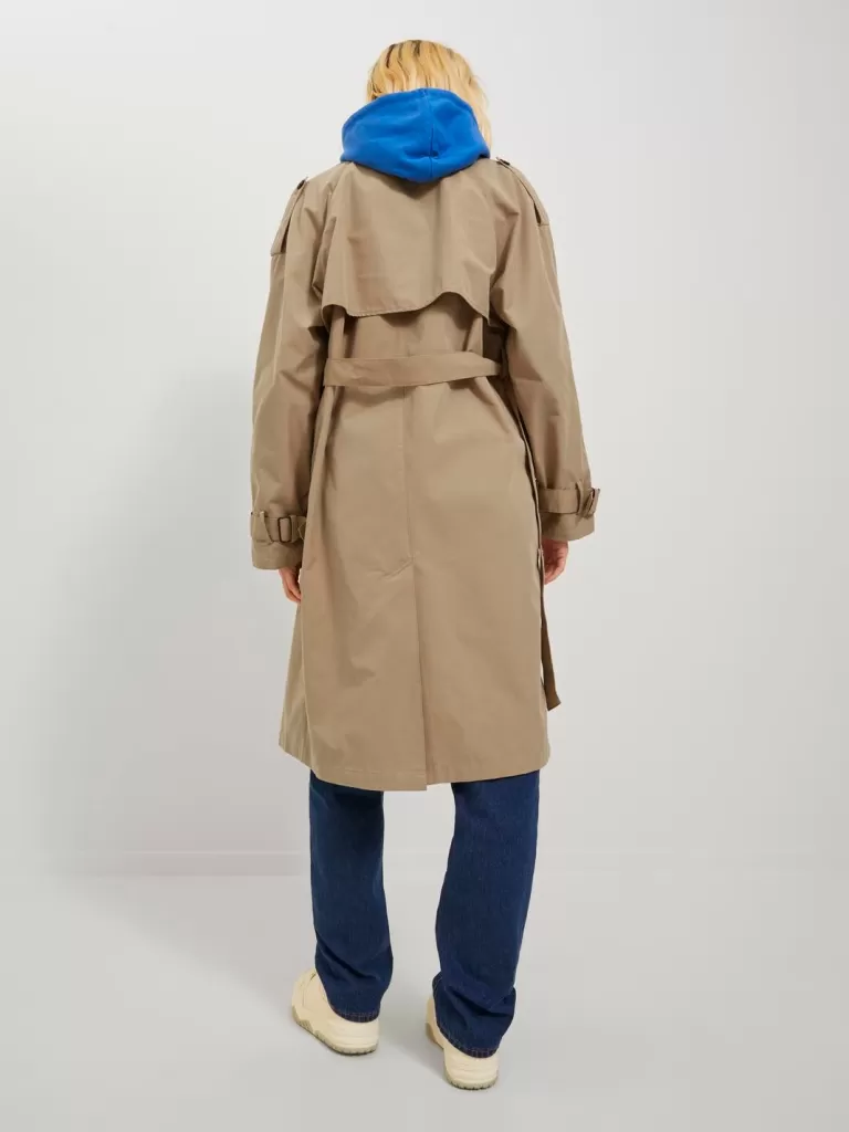 JACK & JONES Kurtki I Płaszcze^JXCHOICE Płaszcz prochowiec Beżowy