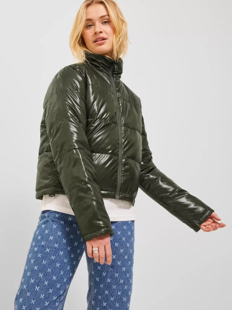 JACK & JONES Kurtki I Płaszcze^JXELINA Kurtka puchowa Zielony