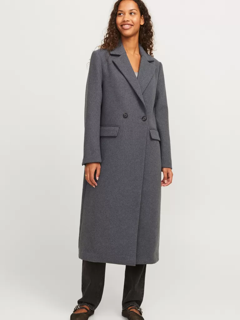 JACK & JONES Kurtki I Płaszcze^JXELISA Płaszcz Szary