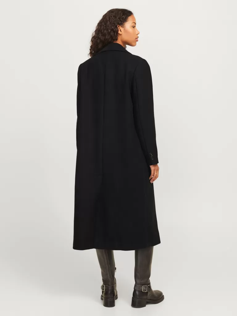 JACK & JONES Kurtki I Płaszcze^JXELISA Płaszcz Czarny