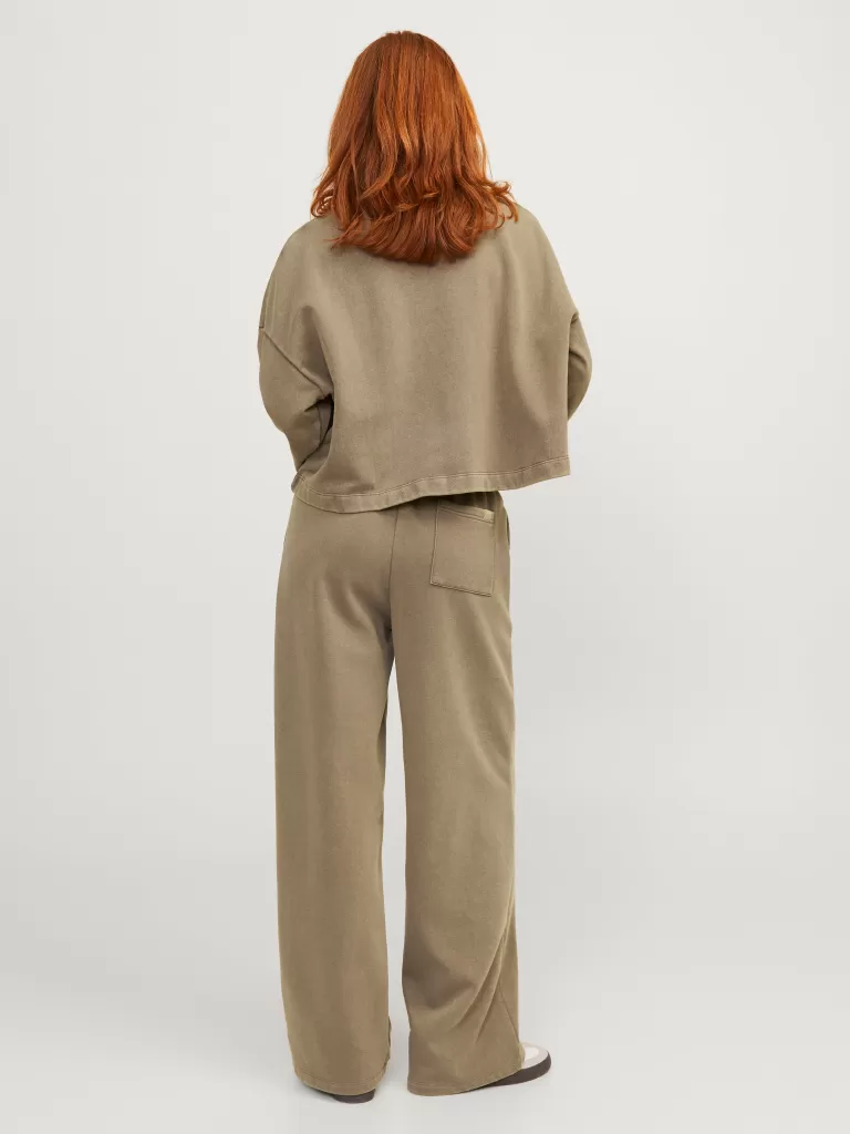 JACK & JONES Spodnie^JXELIZABETH Spodnie dresowe Brązowy
