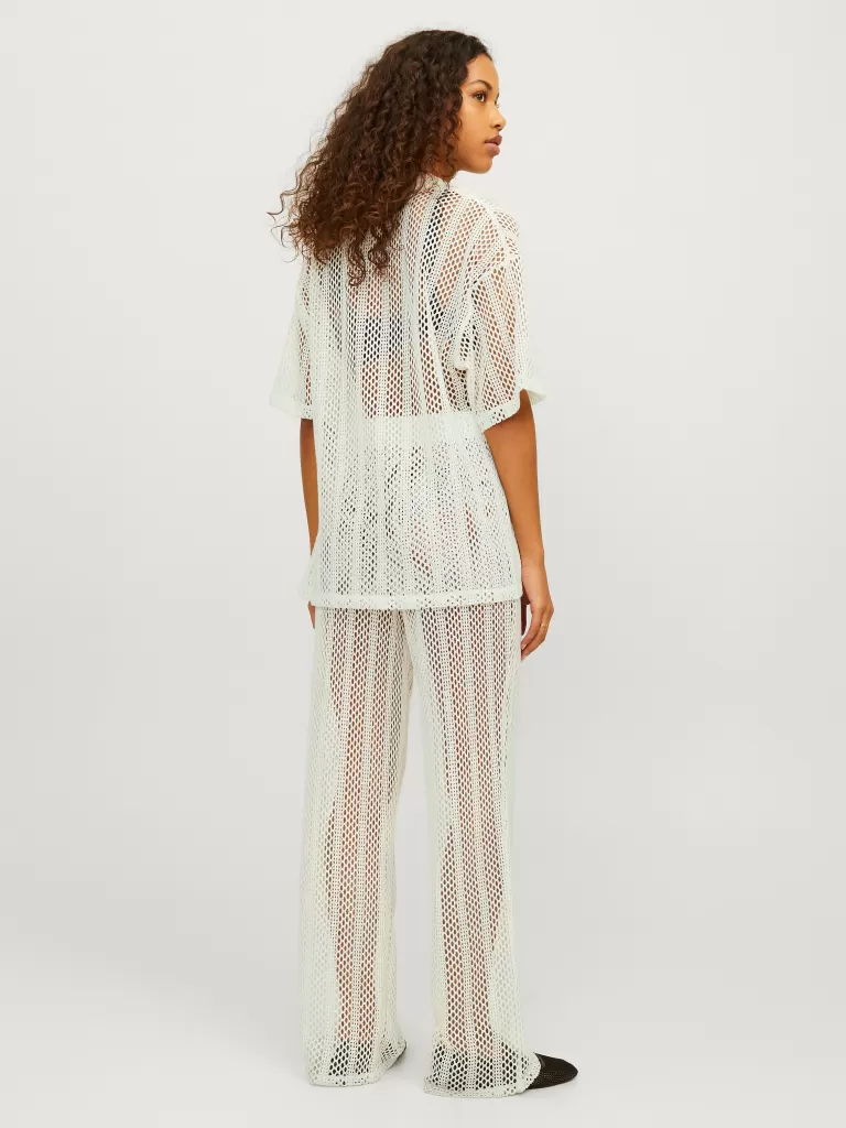 JACK & JONES Spodnie^JXELLIE Spodnie Biały