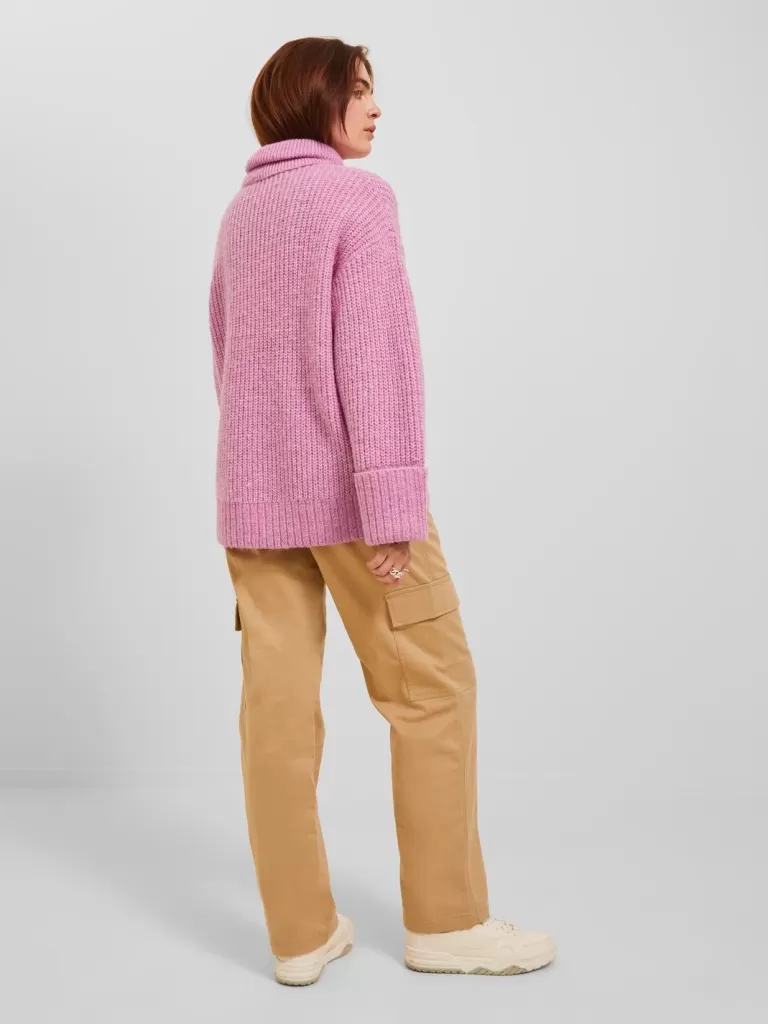 JACK & JONES Swetry^JXELLINORA Golf Róży