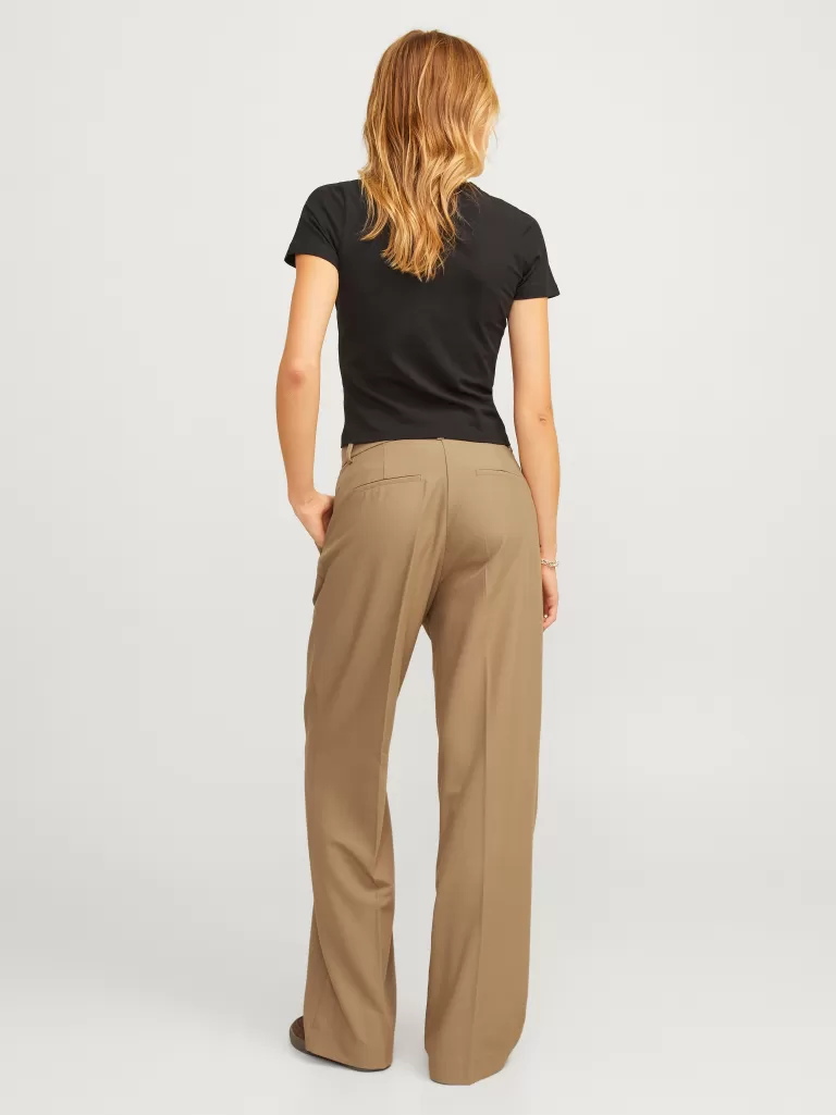 JACK & JONES Spodnie^JXELLIS Klasyczne spodnie Brązowy