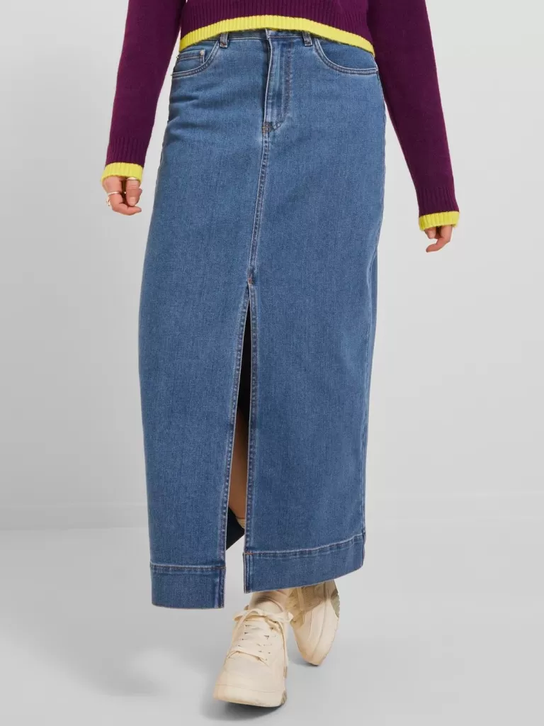 JACK & JONES Spónice | Denim^JXELVA Spódnica jeansowa Niebieski