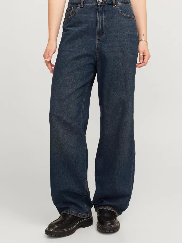 JACK & JONES Jeansy | Denim^JXERIN BAGGY MW JEANS R159 DNM Niebieski