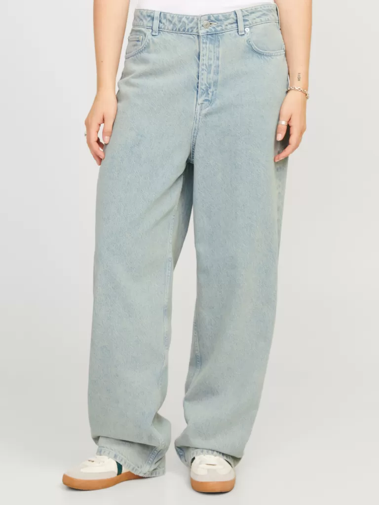 JACK & JONES Jeansy | Denim^JXERIN BAGGY MW R205 JEANS EX DNM Niebieski