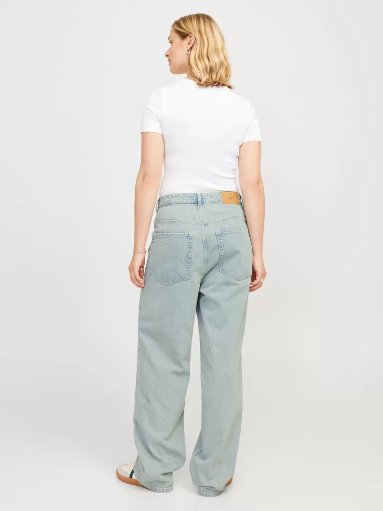 JACK & JONES Jeansy | Denim^JXERIN BAGGY MW R205 JEANS EX DNM Niebieski