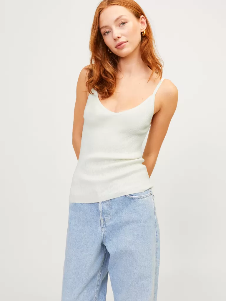 JACK & JONES Topy | Swetry^JXESTHER Góra Biały