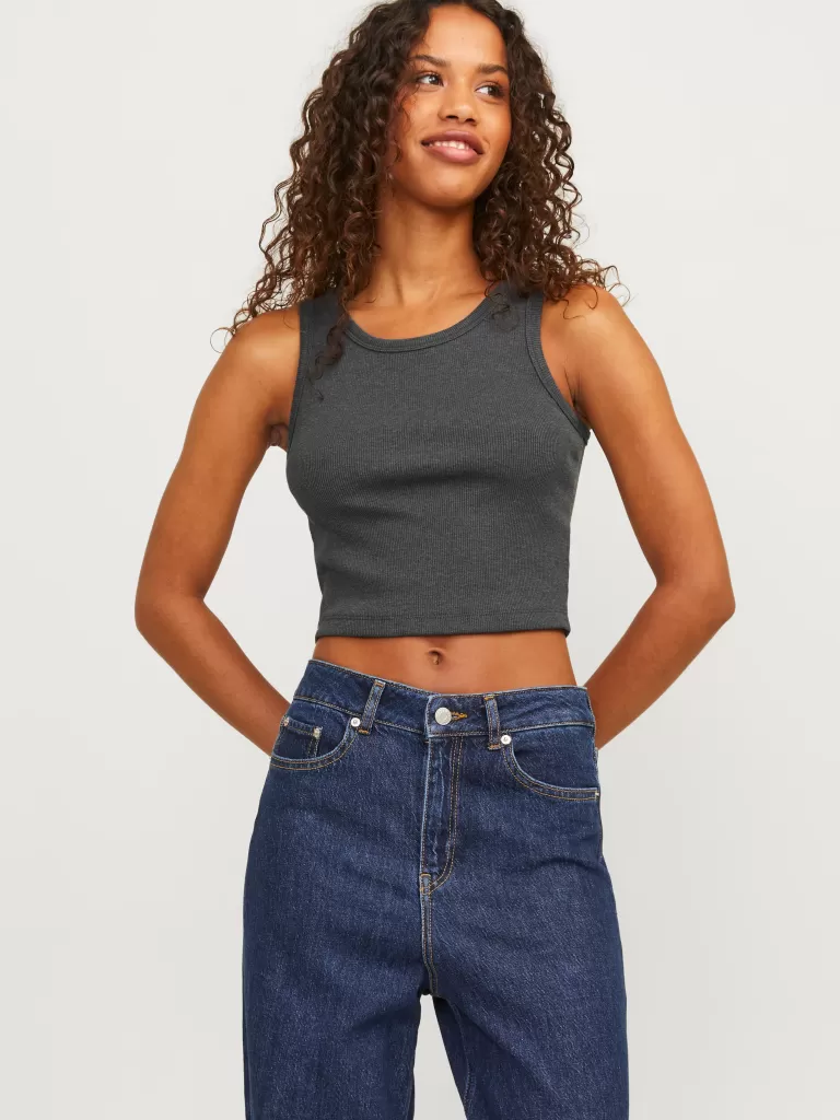 JACK & JONES Topy^JXFALLON Góra Szary