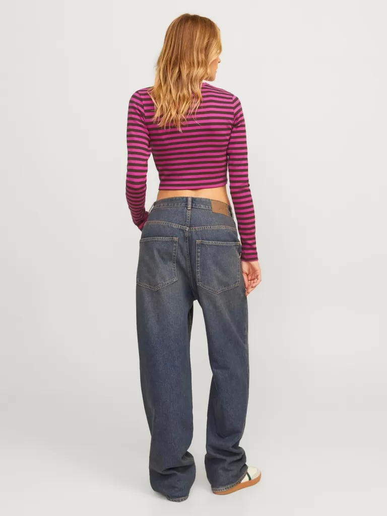 JACK & JONES Topy^JXFELINE Góra Fioletowy