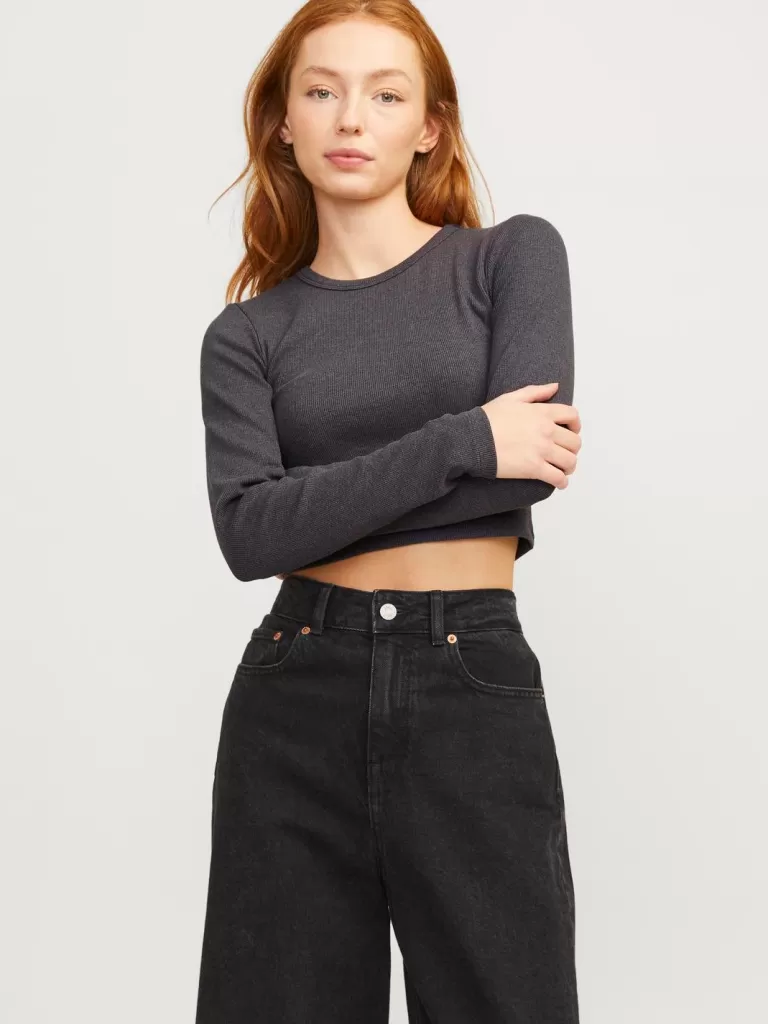 JACK & JONES Topy^JXFELINE T-shirt Szary
