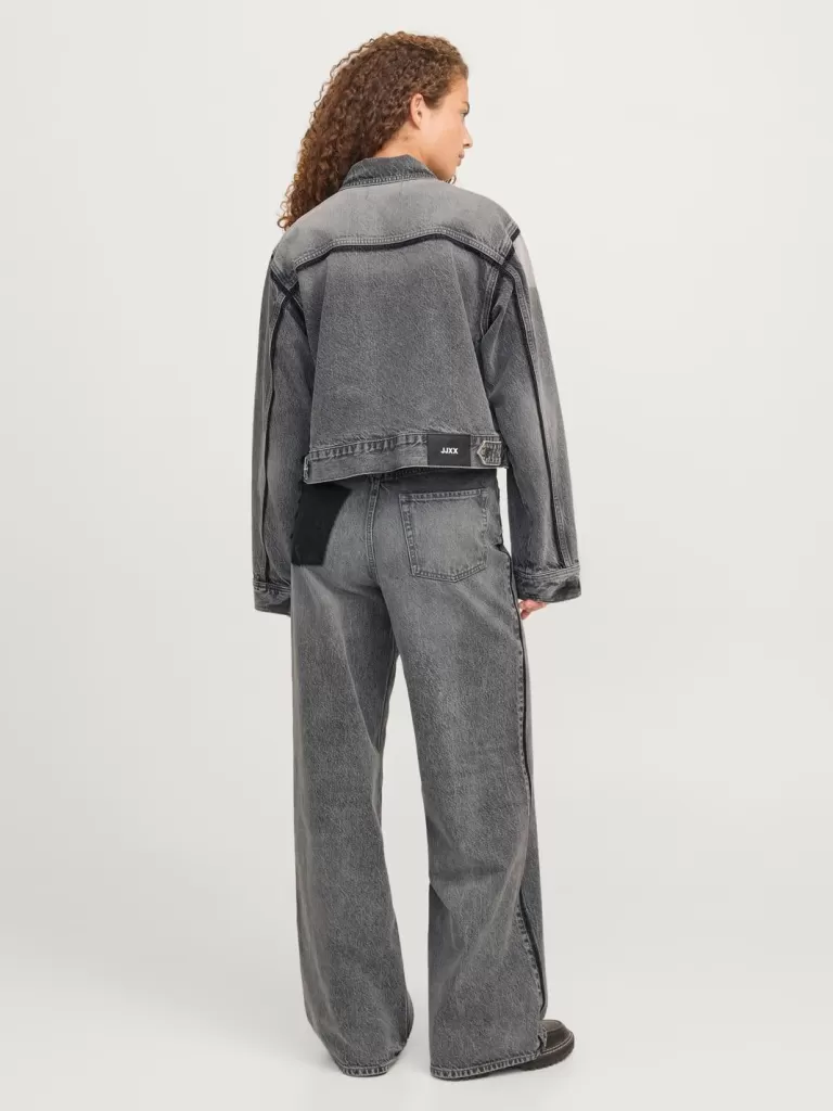JACK & JONES Kurtki I Płaszcze | Denim^JXFIONA Kurtka jeansowa Szary