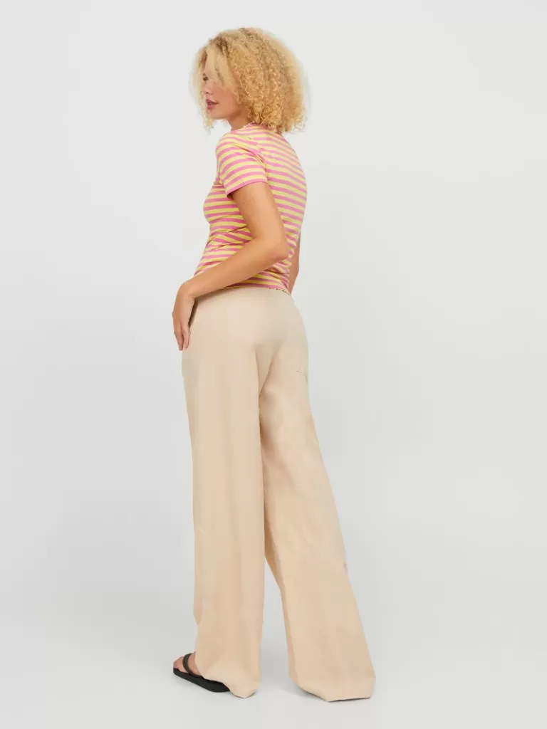 JACK & JONES Spodnie^JXFLORA Spodnie Beżowy