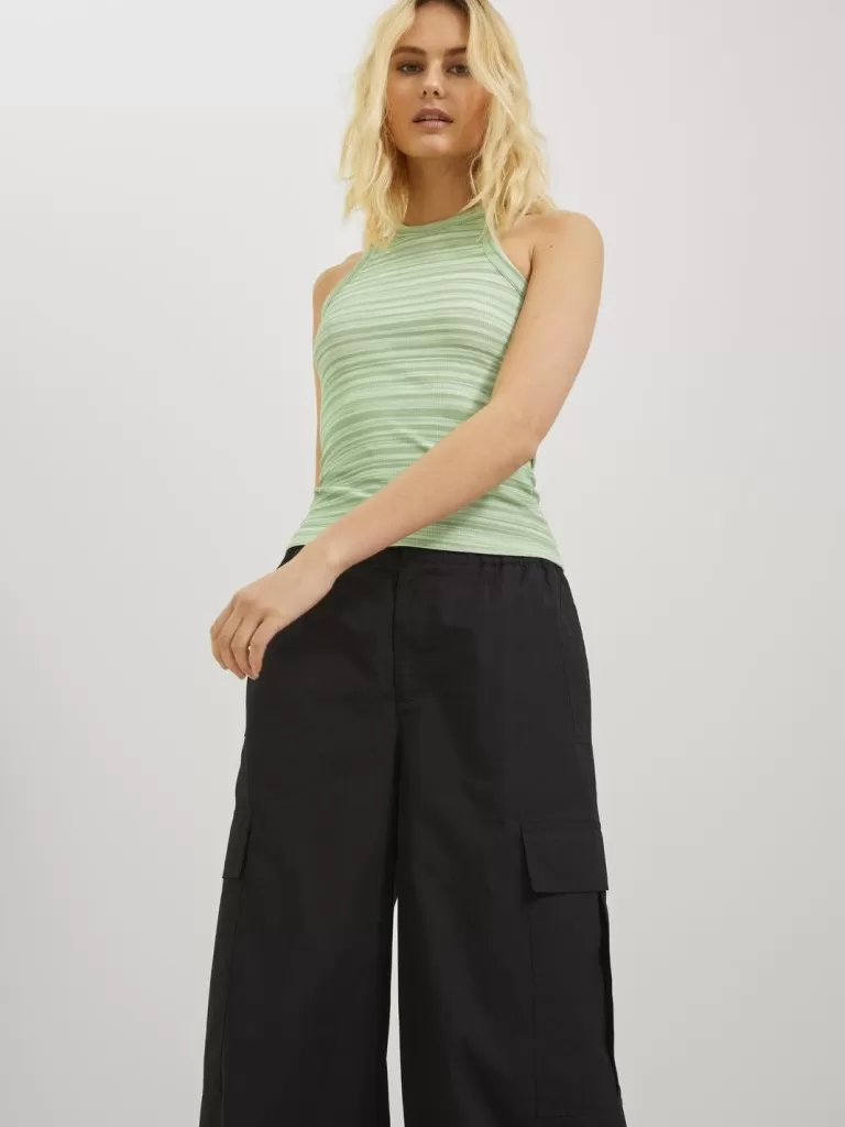 JACK & JONES Topy^JXFOREST Góra Zielony