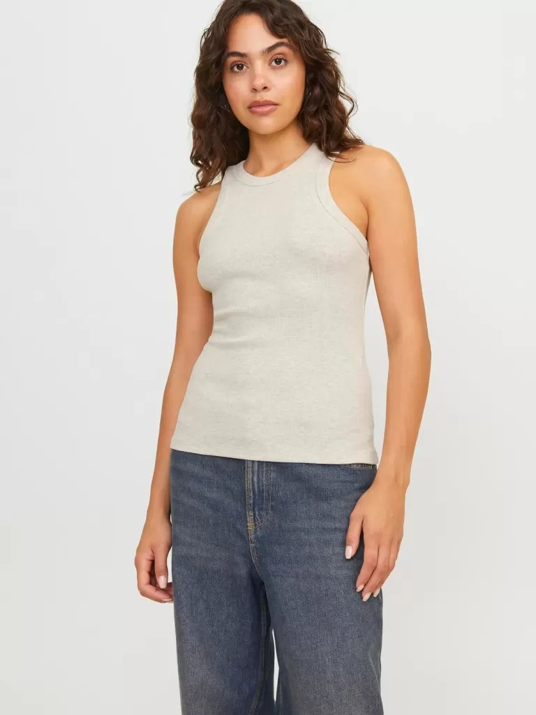 JACK & JONES Topy^JXFOREST Góra Szary