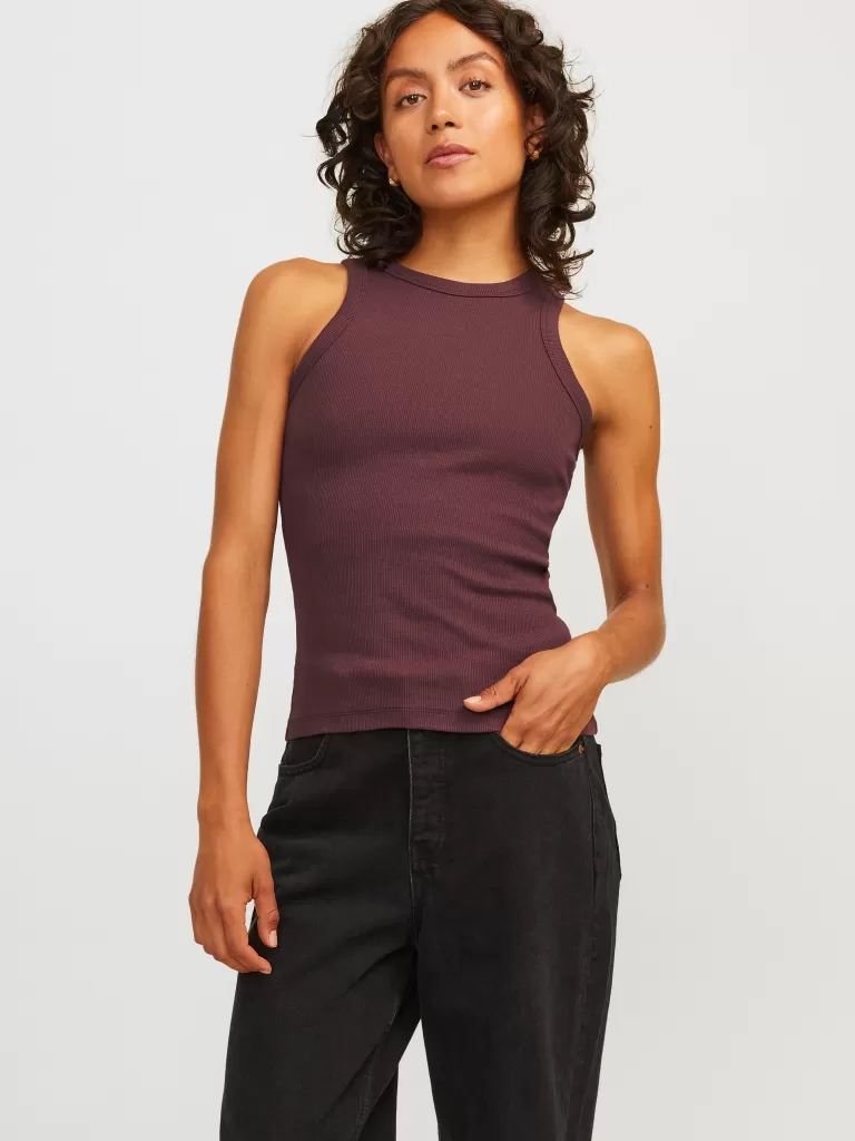 JACK & JONES Topy^JXFOREST Góra Czerwony
