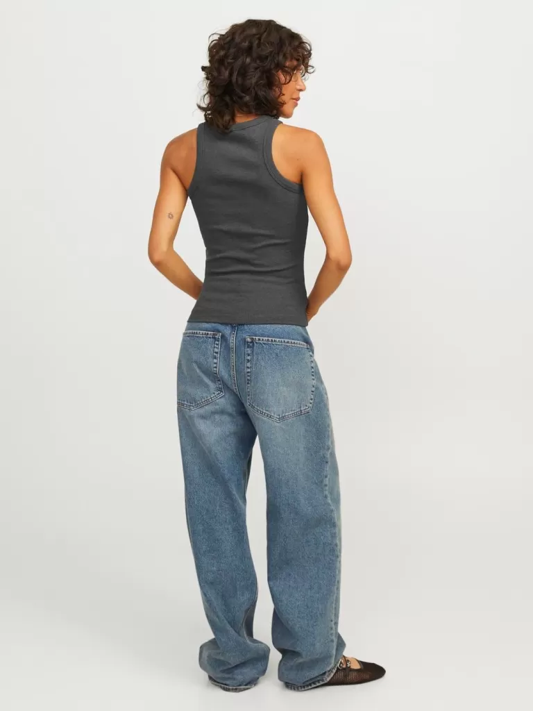 JACK & JONES Topy^JXFOREST Góra Szary