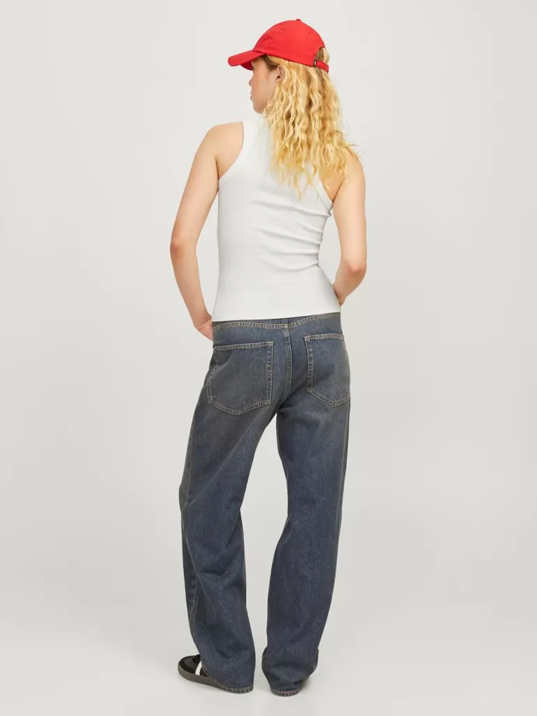 JACK & JONES Topy^JXFOREST Koszulka bokserka Biały