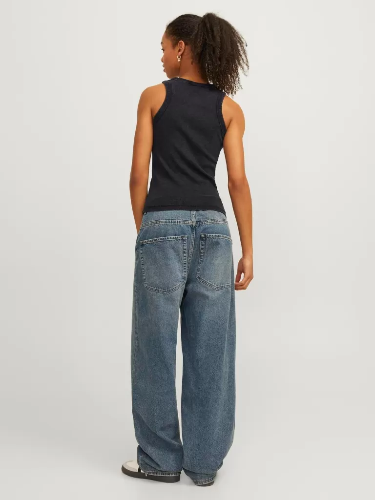 JACK & JONES Topy^JXFOREST Koszulka bokserka Czarny