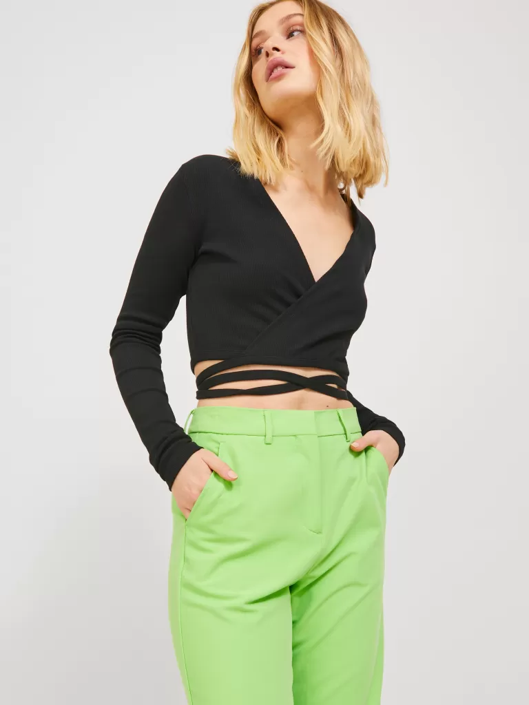 JACK & JONES Topy^JXFRANCES Góra Czarny