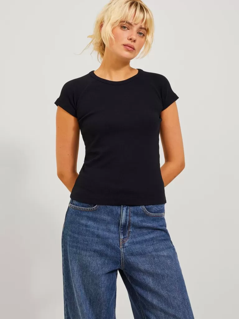 JACK & JONES Topy^JXFRIEND Góra Czarny