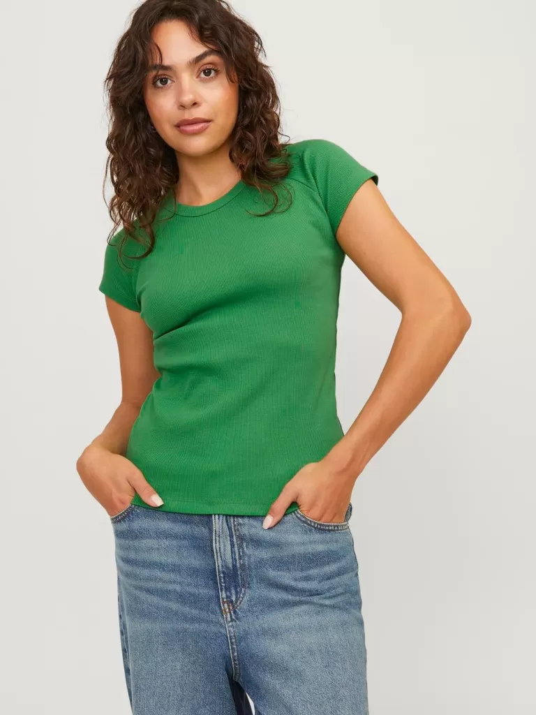 JACK & JONES Topy^JXFRIEND Góra Zielony