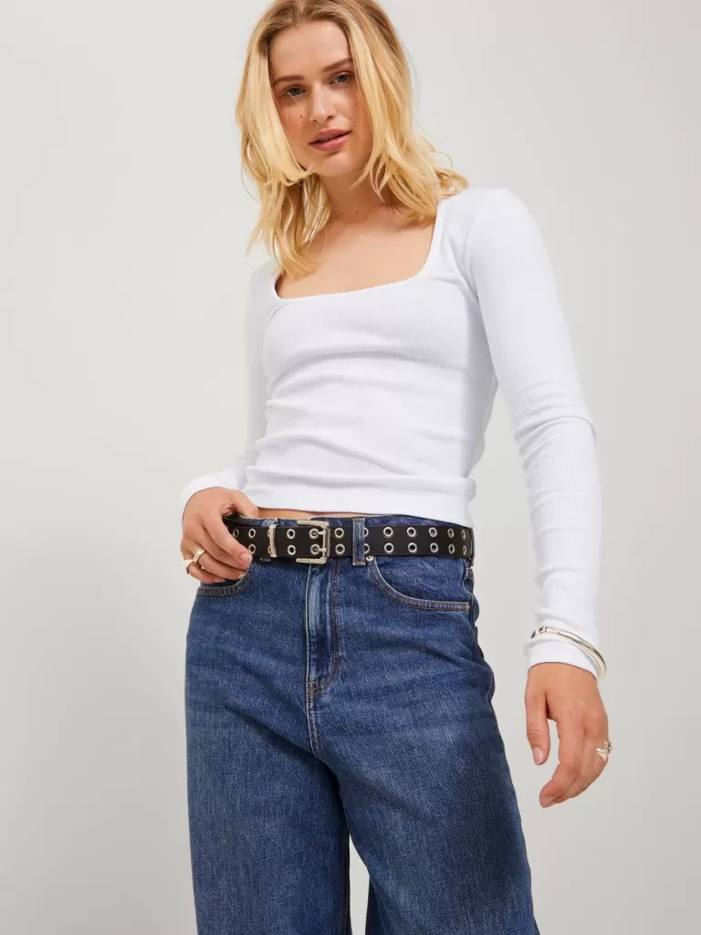 JACK & JONES Topy^JXFURA Góra Biały