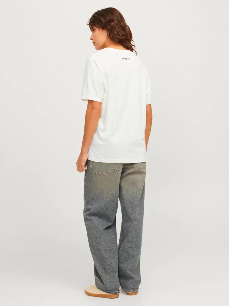 JACK & JONES Topy^JXGALLERY T-shirt Biały