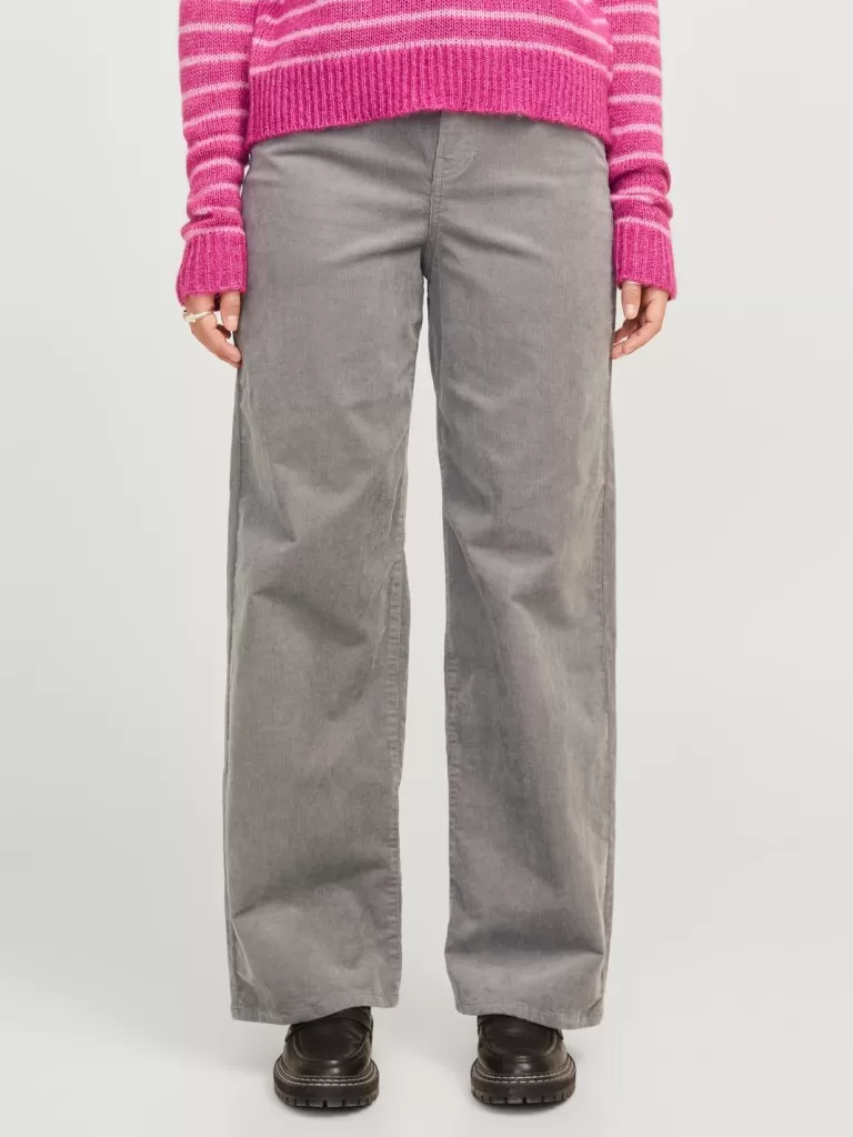 JACK & JONES Spodnie^JXGELLY Klasyczne spodnie Szary