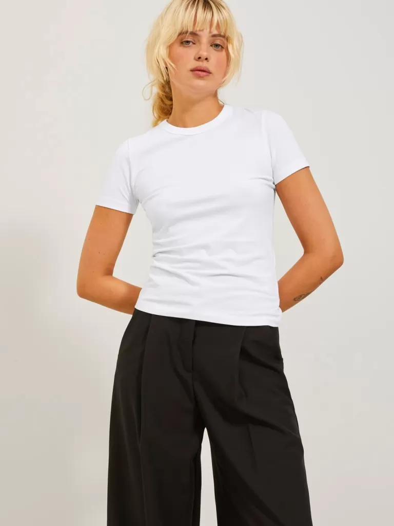 JACK & JONES Topy^JXGIGI T-shirt Biały