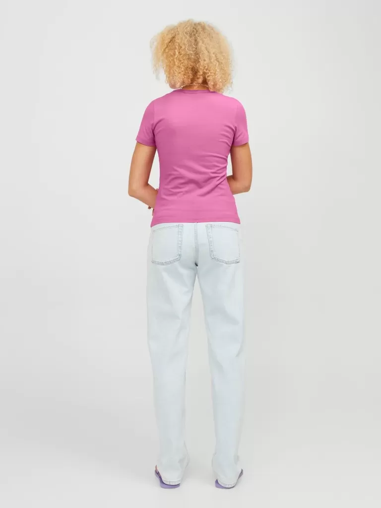 JACK & JONES Topy^JXGIGI T-shirt Róży