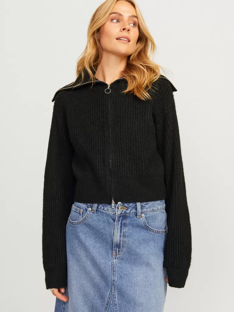 JACK & JONES Swetry^JXGILLY Kardigan Czarny