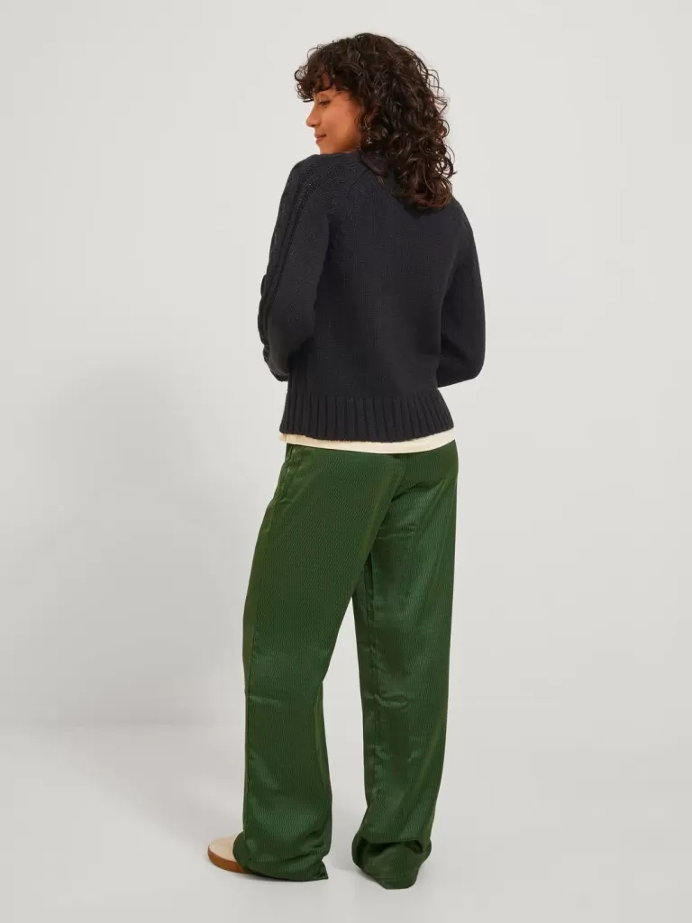 JACK & JONES Swetry^JXHARMONY Sweter wkładany przez głowę Czarny