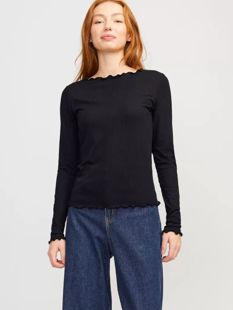 JACK & JONES Topy^JXHAYDEN Góra Czarny