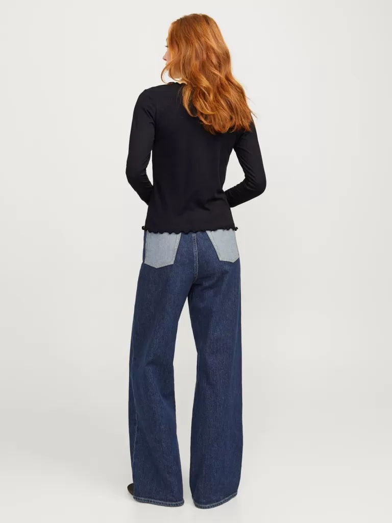 JACK & JONES Topy^JXHAYDEN Góra Czarny