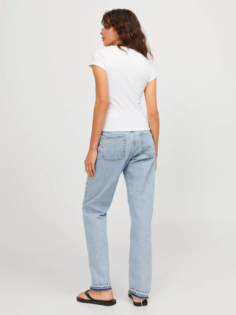 JACK & JONES Topy^JXHAYDEN T-shirt Biały