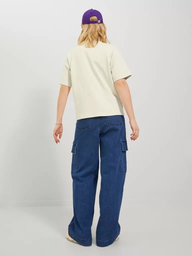 JACK & JONES Topy^JXISA T-shirt Biały