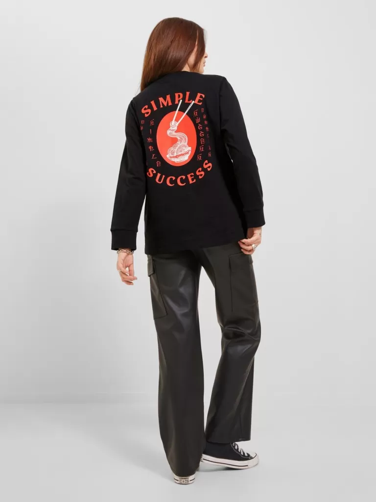 JACK & JONES Bluzy^JXISLA Bluza Czarny