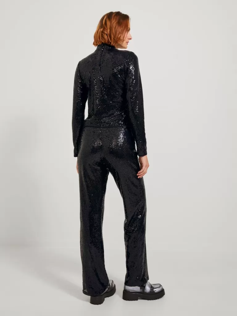 JACK & JONES Spodnie^JXISLA Spodnie Czarny