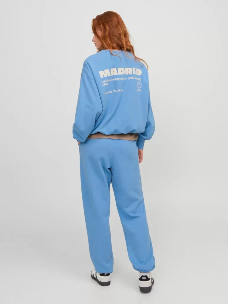 JACK & JONES Spodnie^JXJADA Spodnie dresowe Niebieski