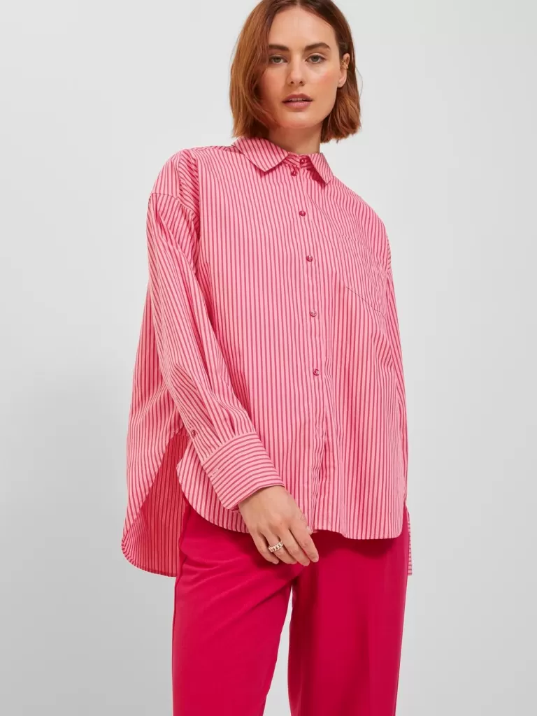 JACK & JONES Koszule^JXJAMIE Koszula z baskinką Róży