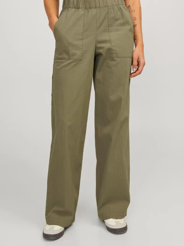 JACK & JONES Spodnie^JXKAIA Spodnie Zielony
